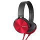  SONY MDR-XB450AP_Red Wired Headset  (Red, On the Ear)